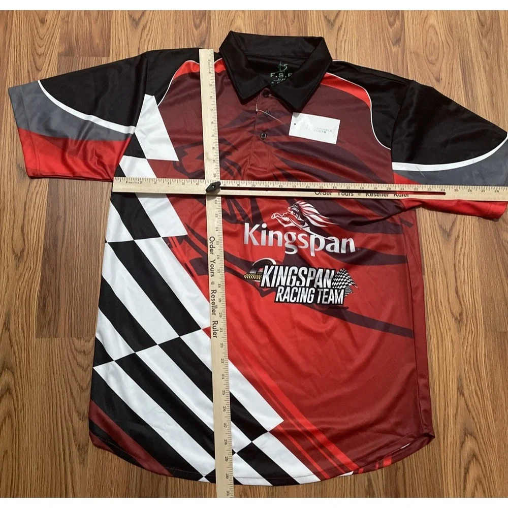 Kingspan Racing Polo Mens XL FSP Pit Crew Motorsports Team Shirt